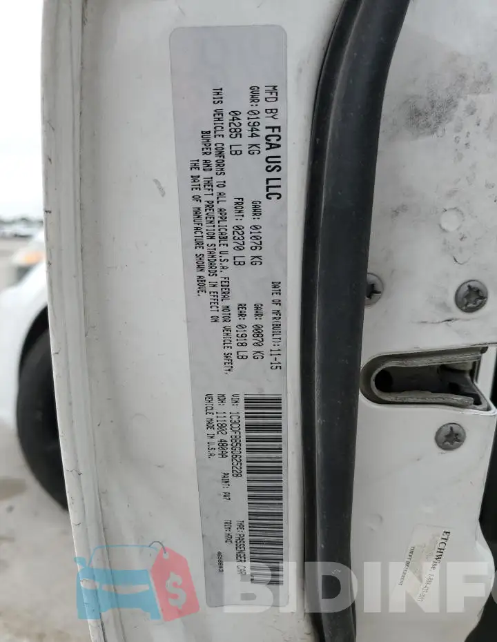 1C3CDFBB5GD625228 Photo# 12