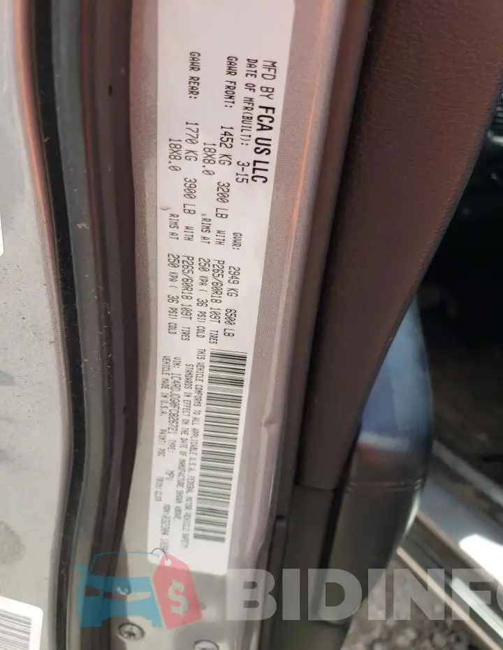 1C4RDJDG0FC826721 Photo# 12