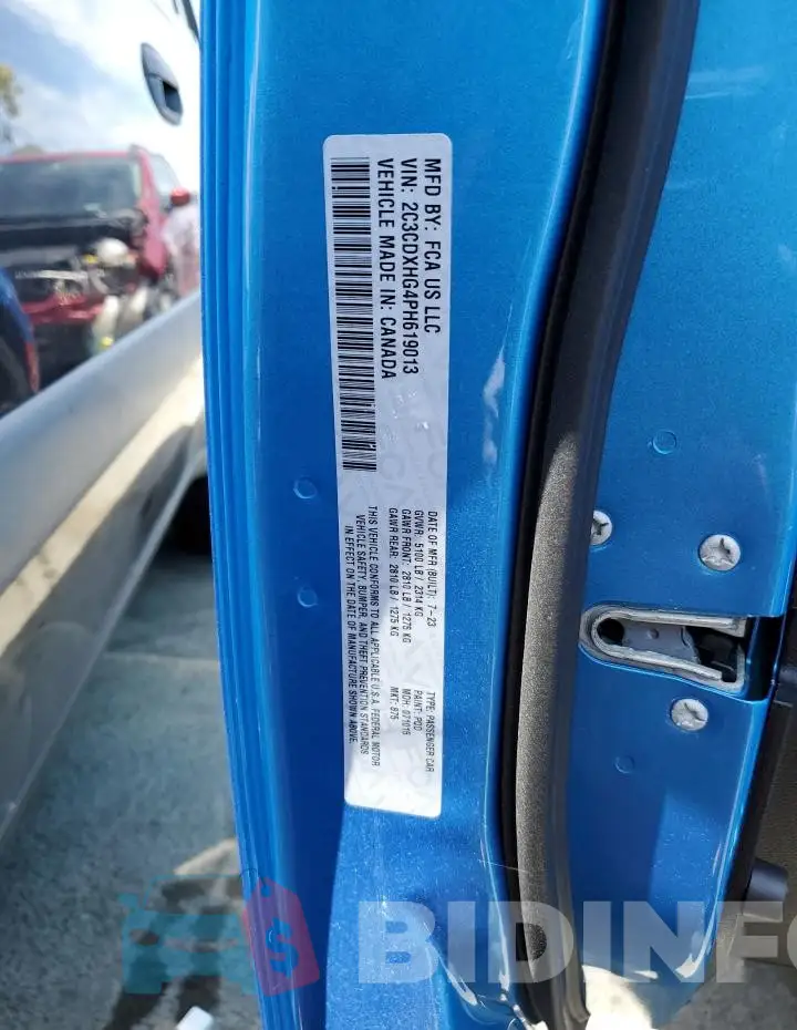 2C3CDXHG4PH619013 Photo# 13