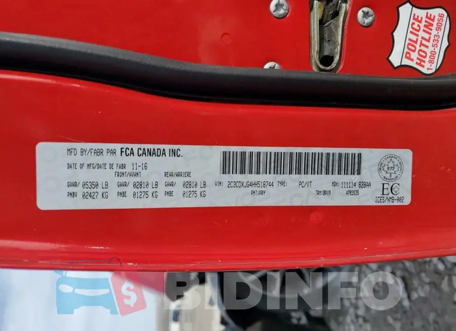 2C3CDXJG4HH518744 Photo# 13