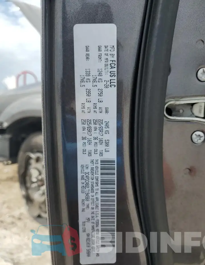 3C4PDCAB2LT194560 Photo# 14