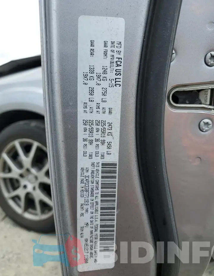 3C4PDCEG8FT711919 Photo# 13