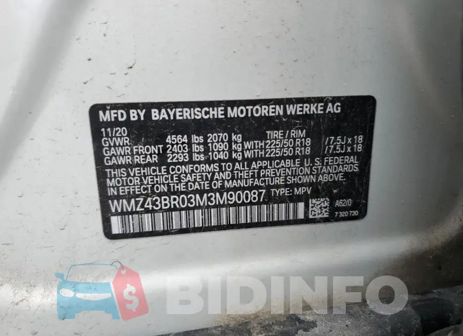 WMZ43BR03M3M90087 Photo# 13