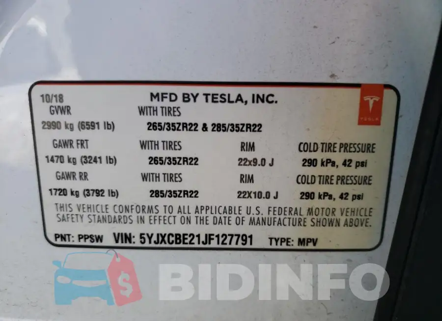 5YJXCBE21JF127791 Photo# 12