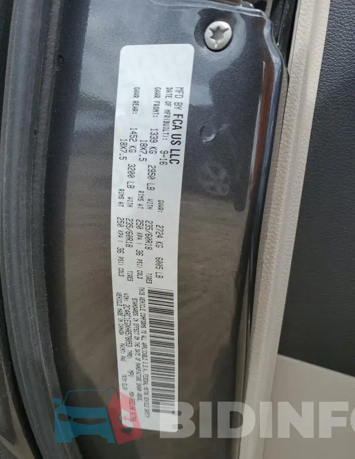 2C4RC1EGXHR578053 Photo# 12