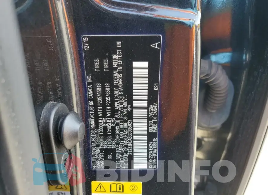 2T2ZZMCA6GC005823 Photo# 13
