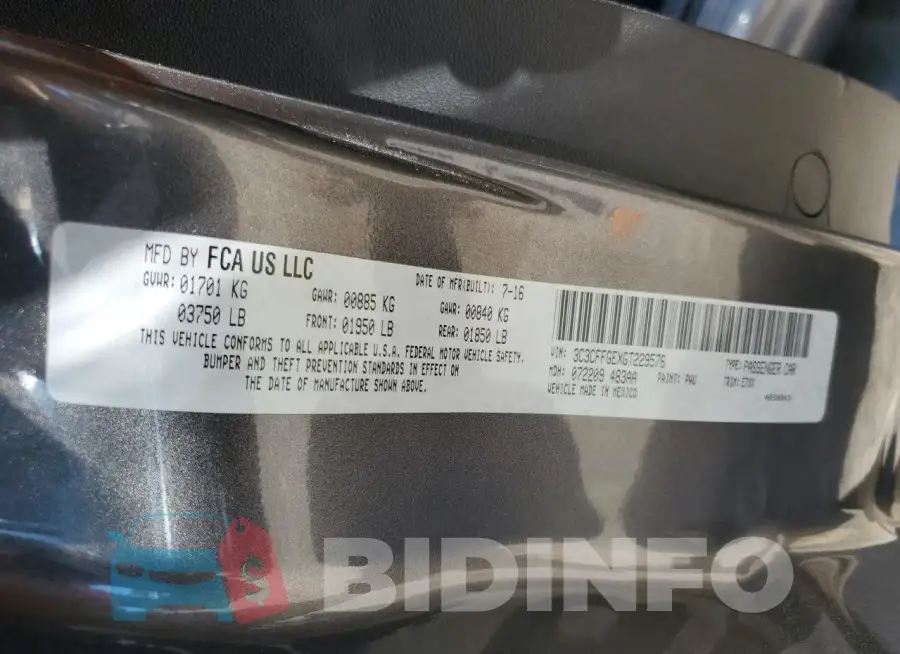 3C3CFFGEXGT229576 Photo# 12