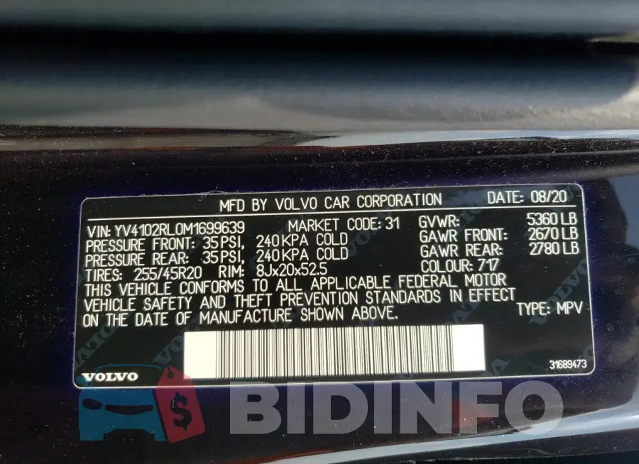 YV4102RL0M1699639 Photo# 13