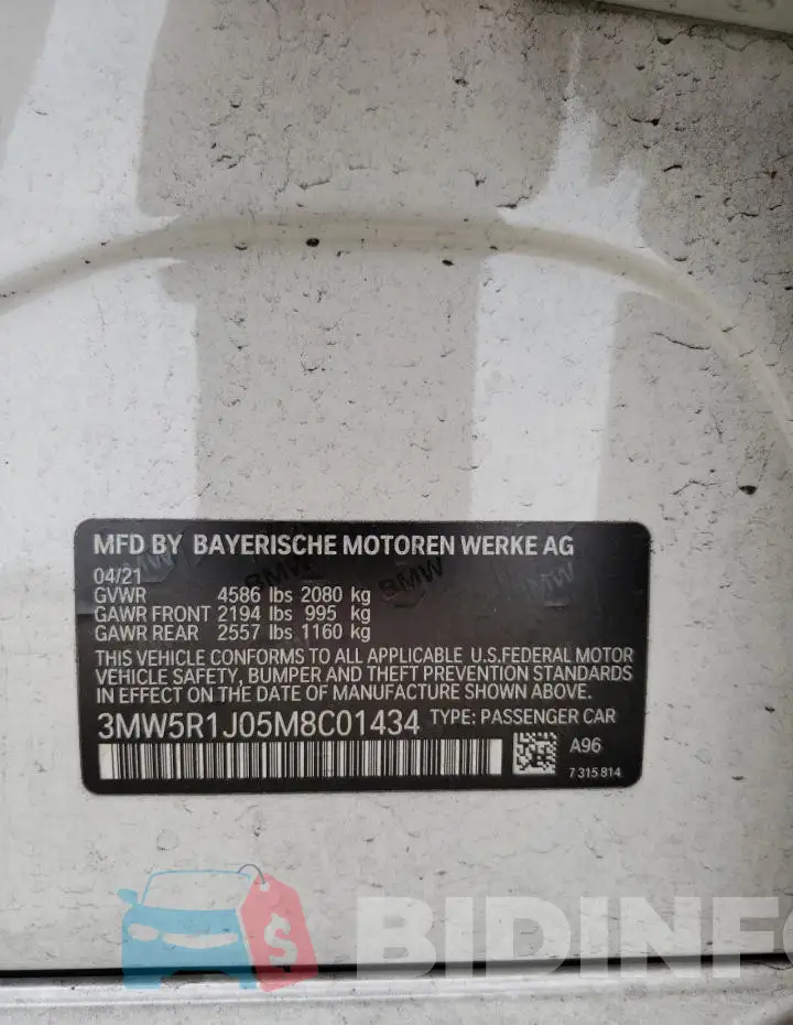 3MW5R1J05M8C01434 Photo# 12