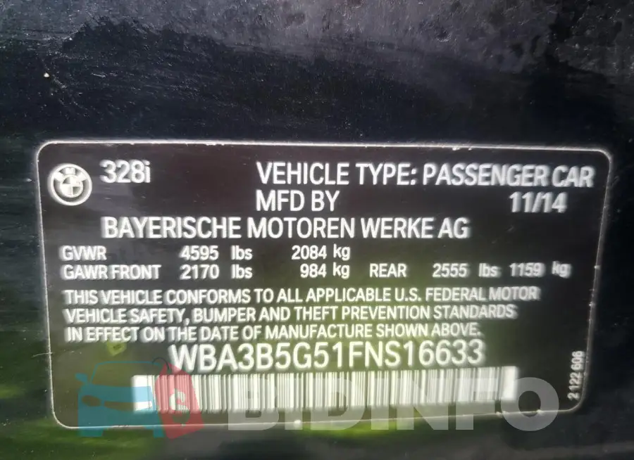WBA3B5G51FNS16633 Photo# 12
