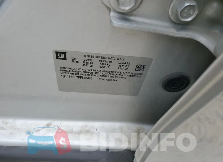 1G11F5SL7FF342406 Photo# 12