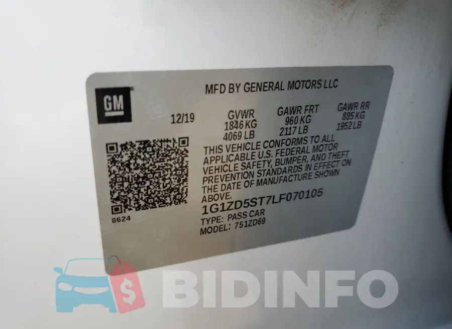 1G1ZD5ST7LF070105 Photo# 13