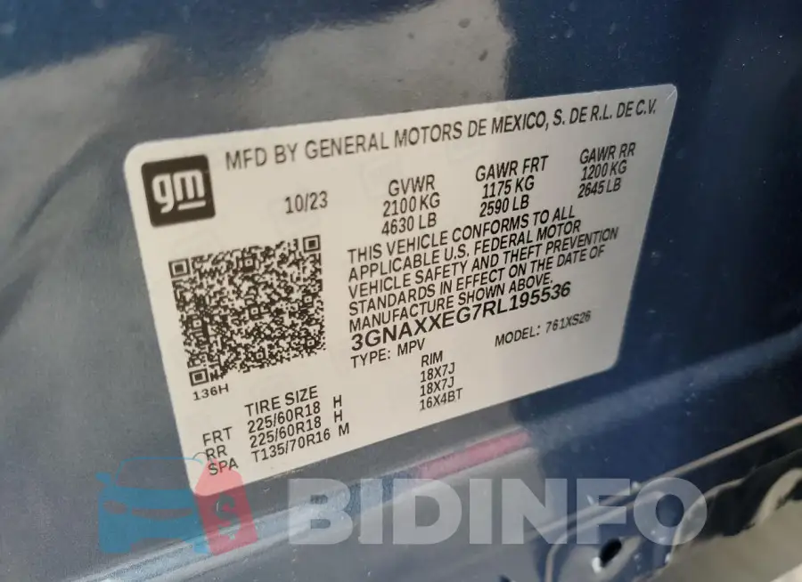 3GNAXXEG7RL195536 Photo# 13
