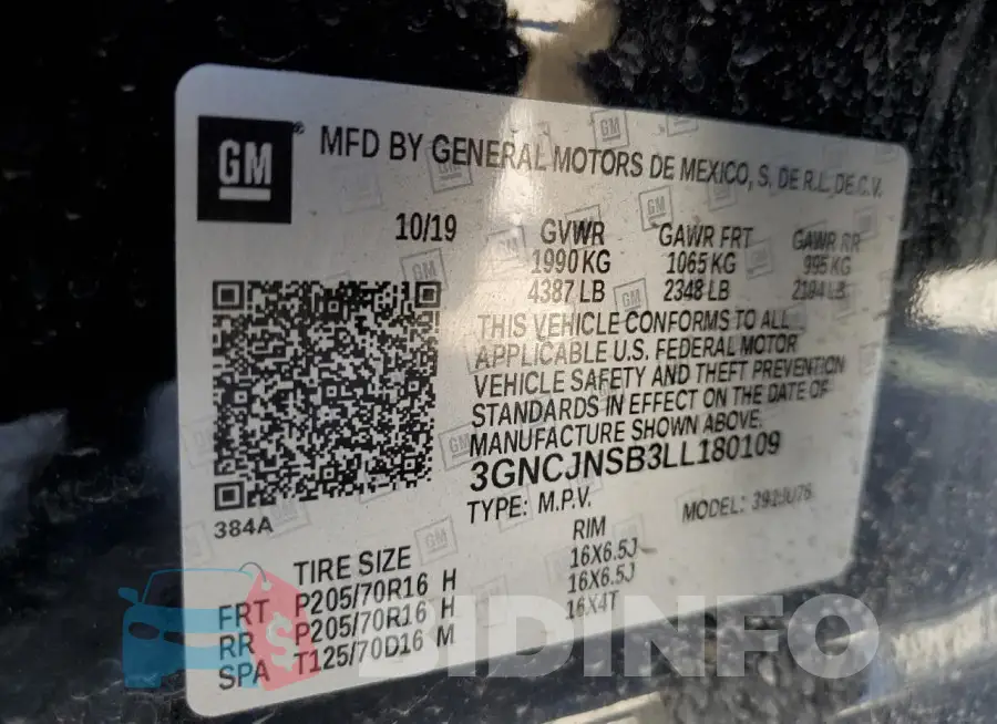 3GNCJNSB3LL180109 Photo# 13