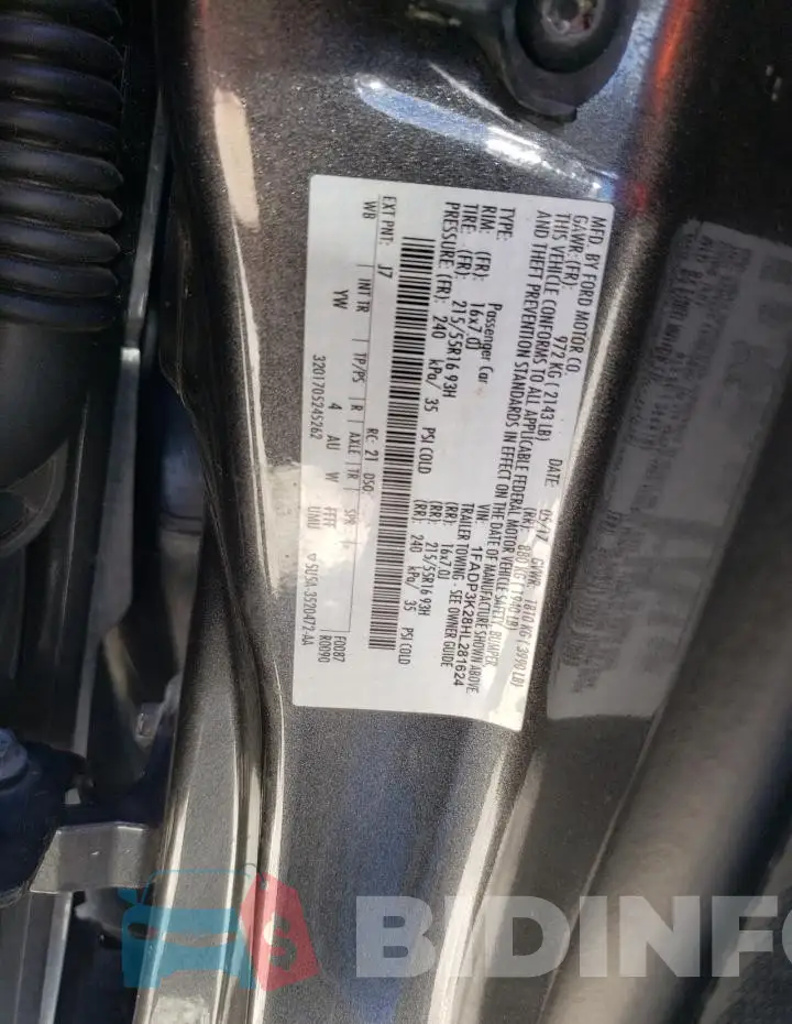 1FADP3K28HL281624 Photo# 13