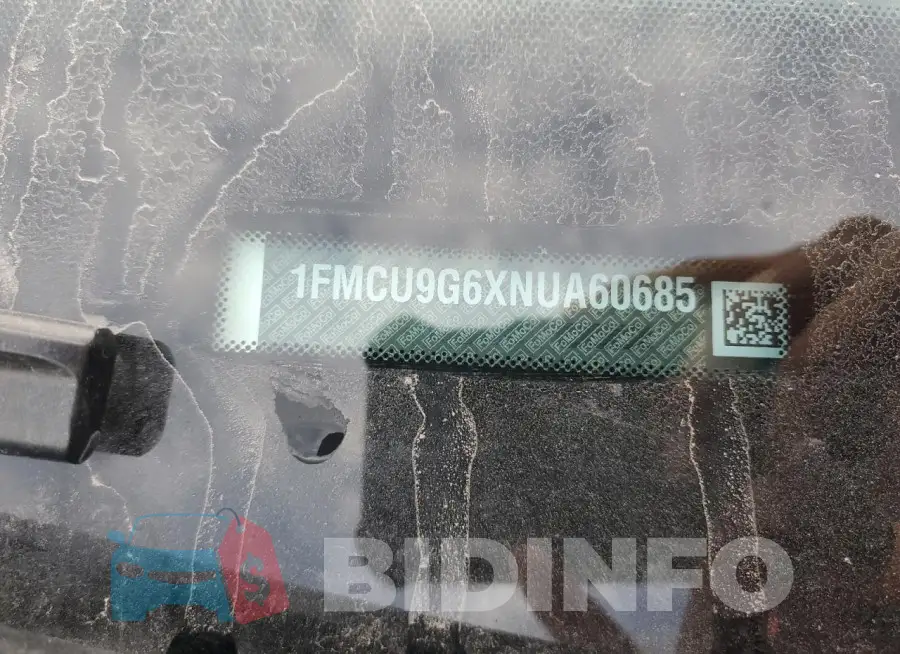 1FMCU9G6XNUA60685 Photo# 12