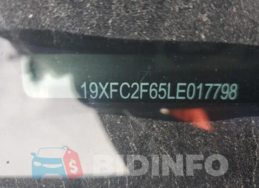 19XFC2F65LE017798 Photo# 12