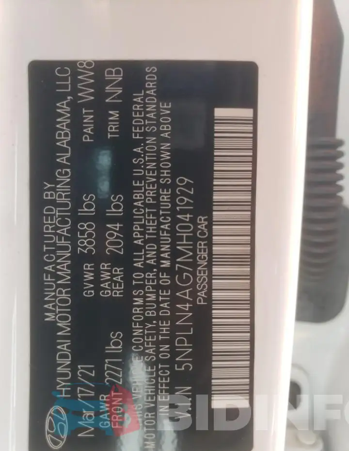 5NPLN4AG7MH041929 Photo# 12