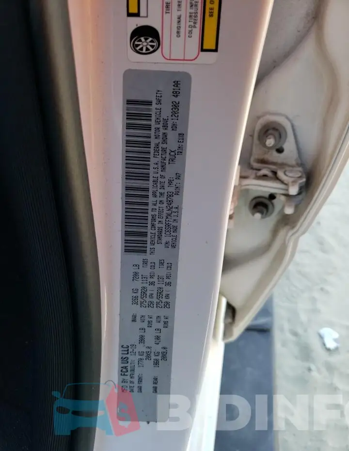 1C6SRFFMXLN248783 Photo# 12