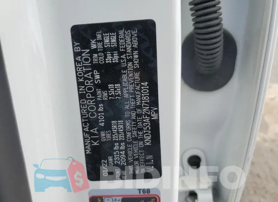 KNDJ53AF2N7181014 Photo# 12