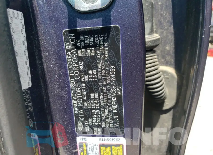KNDPN3AC8H7284569 Photo# 14