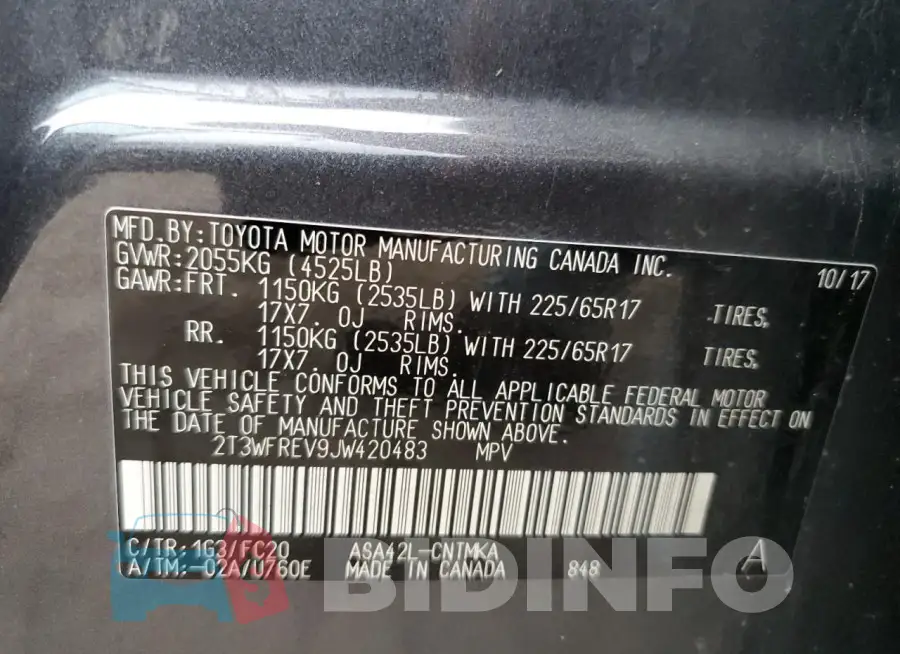 2T3WFREV9JW420483 Photo# 14