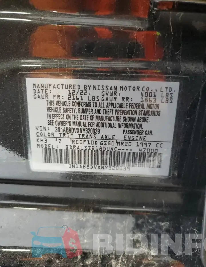 3N1AB8DVXNY320039 Photo# 12