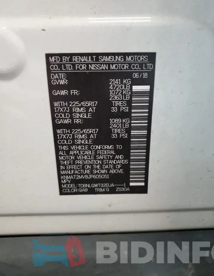 KNMAT2MV8JP605051 Photo# 13