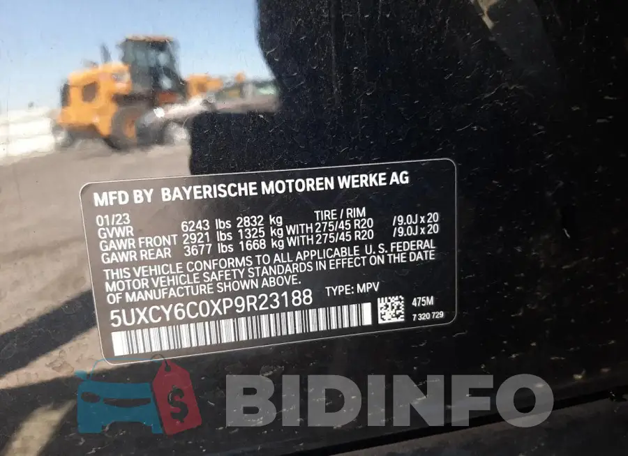 5UXCY6C0XP9R23188 Photo# 12