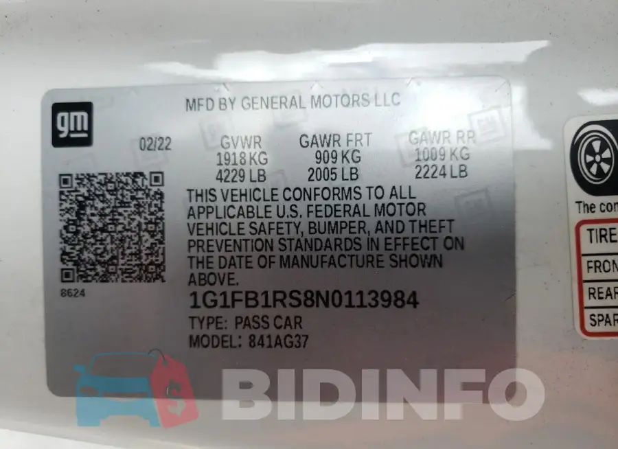 1G1FB1RS8N0113984 Photo# 12