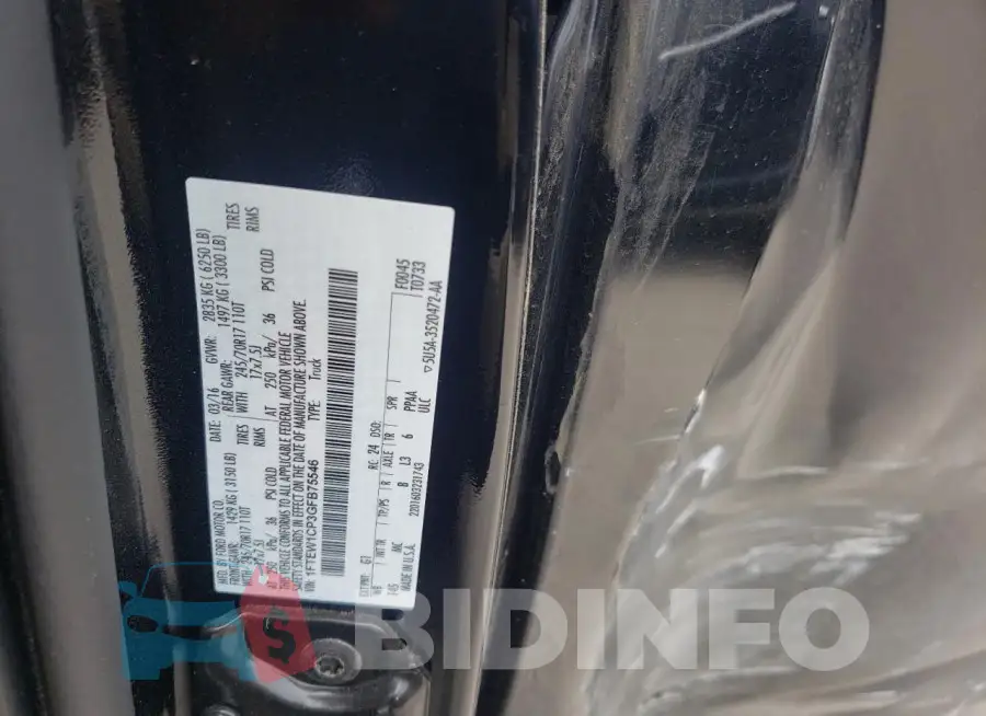 1FTEW1CP3GFB75546 Photo# 12