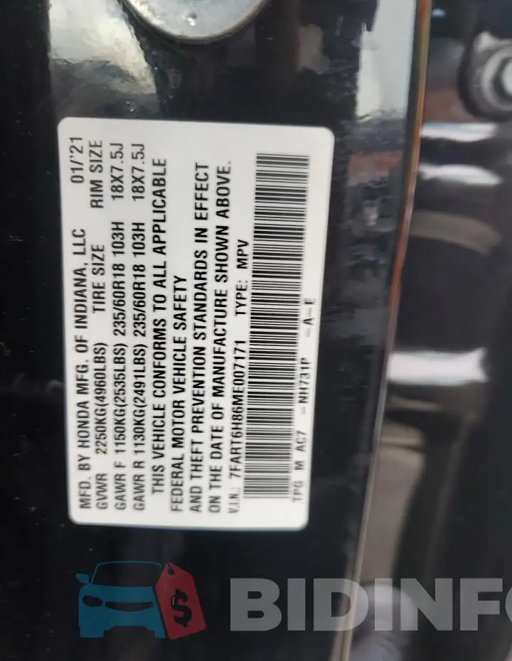 7FART6H86ME007171 Photo# 13