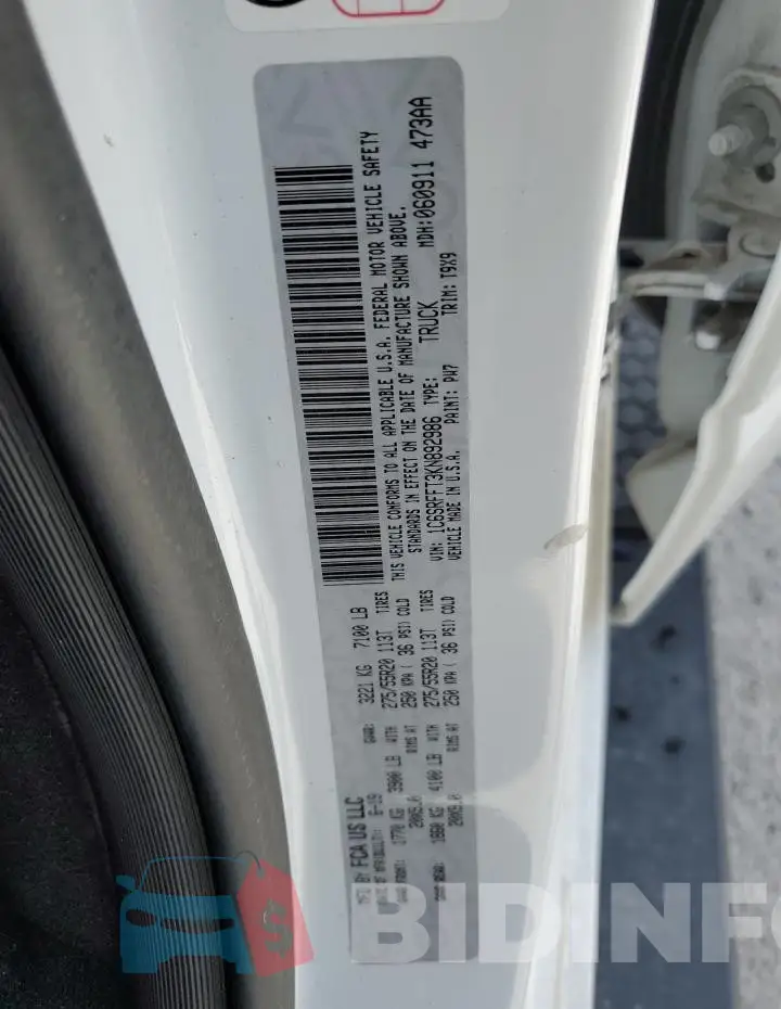 1C6SRFFT3KN892986 Photo# 12