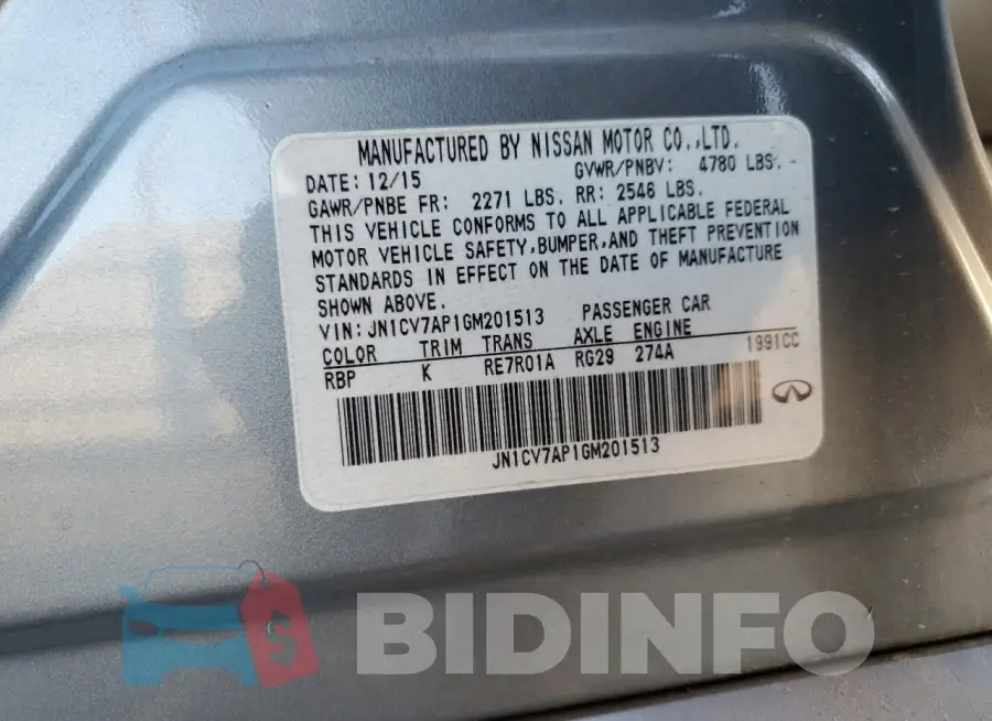 JN1CV7AP1GM201513 Photo# 12