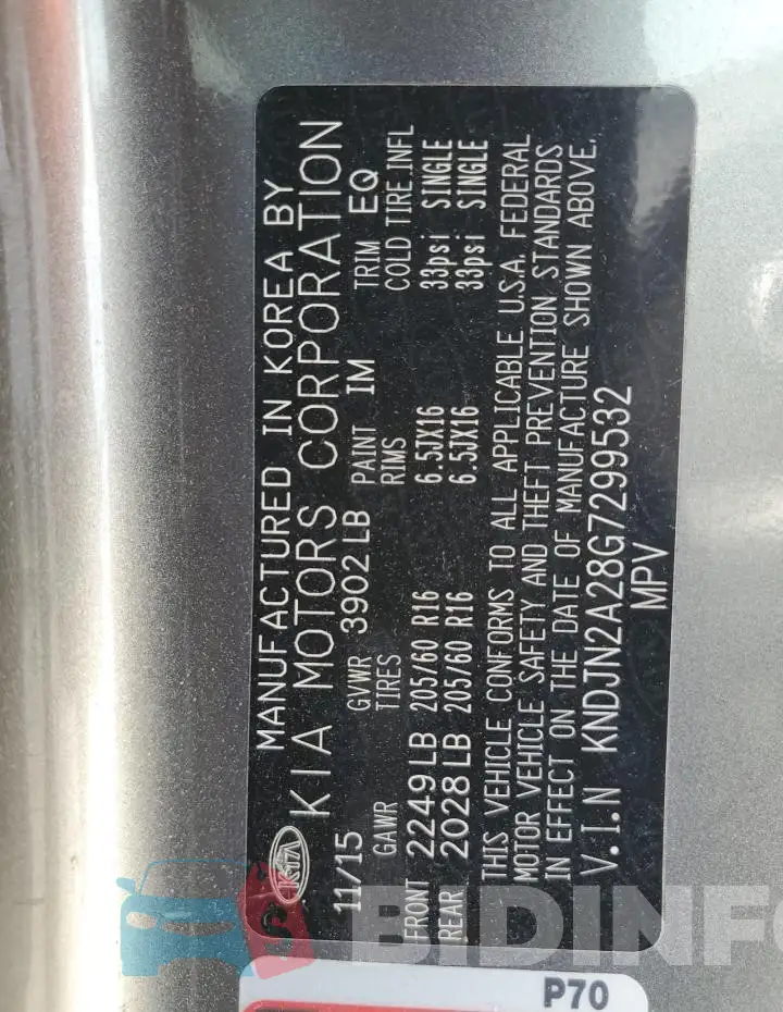 KNDJN2A28G7299532 Photo# 14