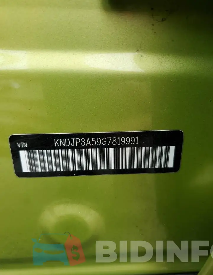 KNDJP3A59G7819991 Photo# 12
