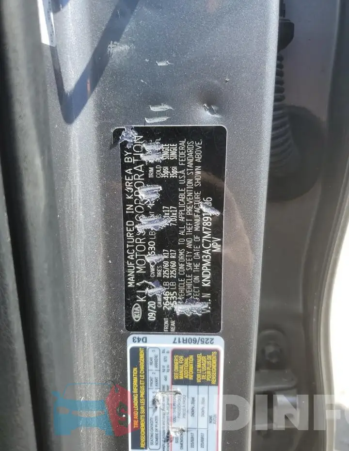 KNDPM3AC7M7891396 Photo# 13