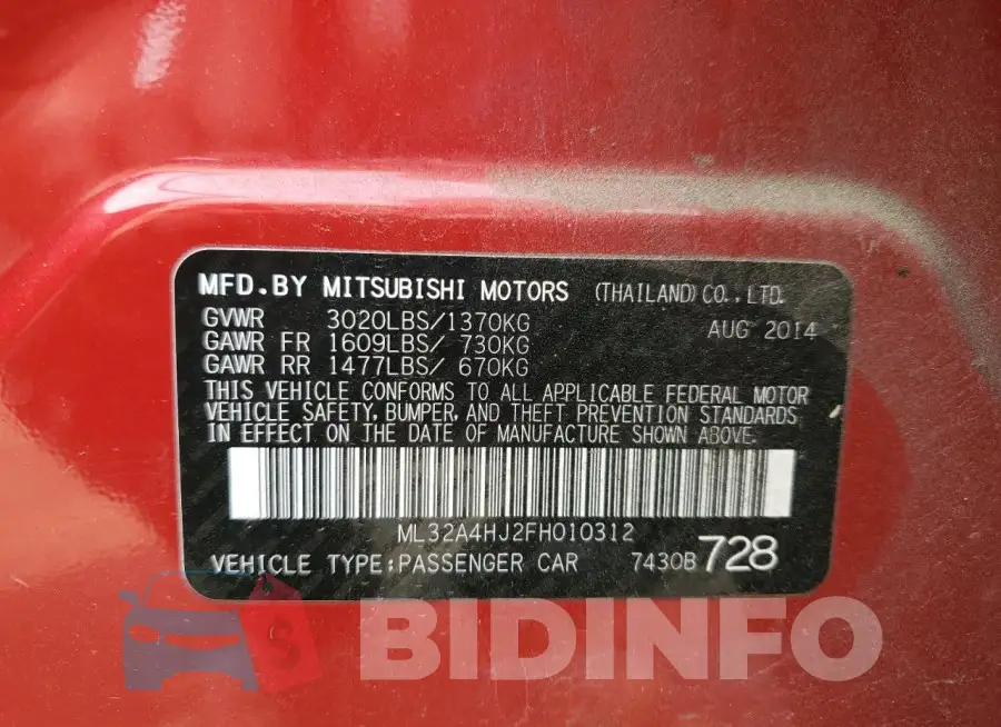 ML32A4HJ2FH010312 Photo# 13