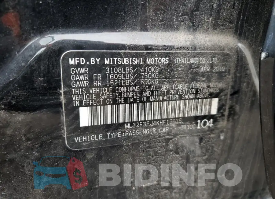 ML32F3FJ4KHF15635 Photo# 13