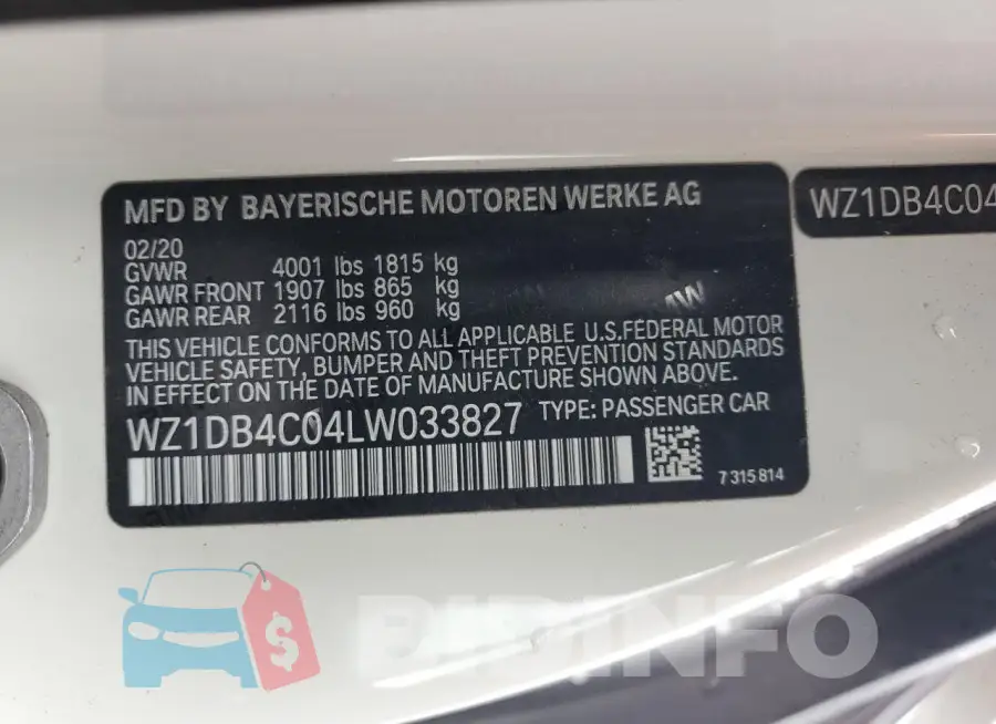 WZ1DB4C04LW033827 Photo# 12