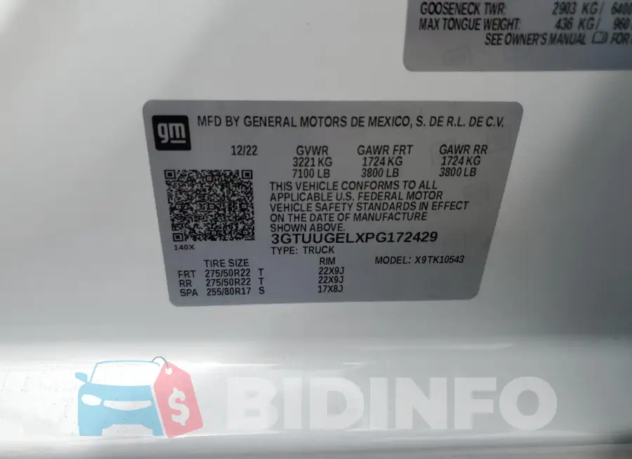 3GTUUGELXPG172429 Photo# 12