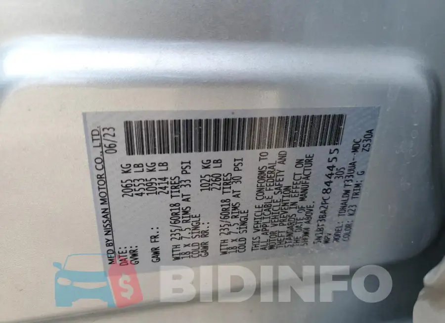 5N1BT3BA2PC844455 Photo# 13