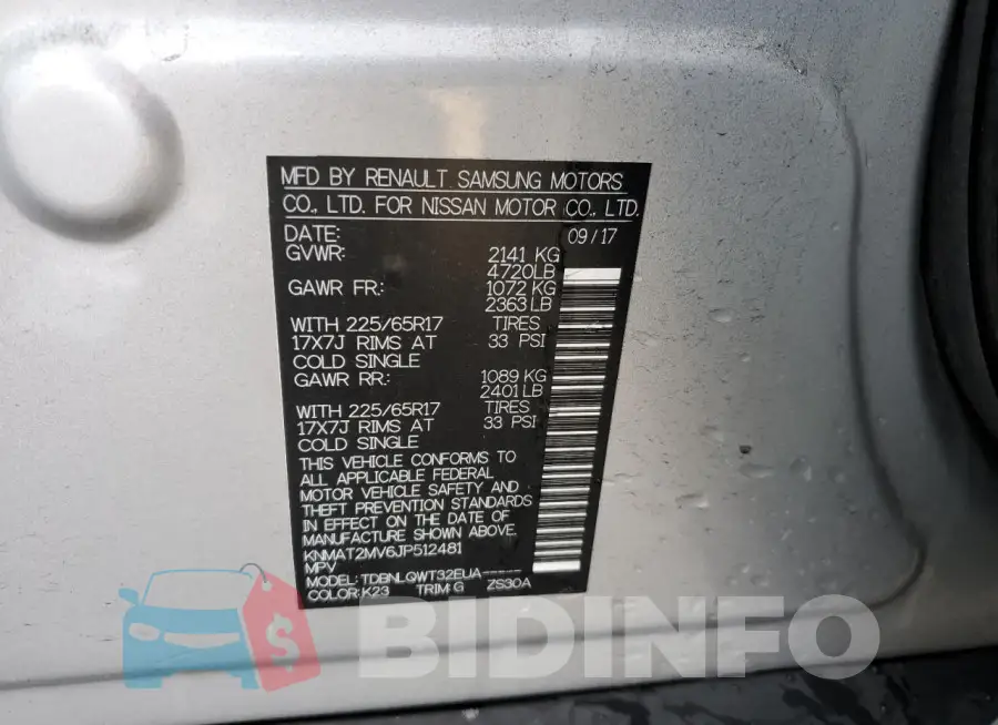KNMAT2MV6JP512481 Photo# 12