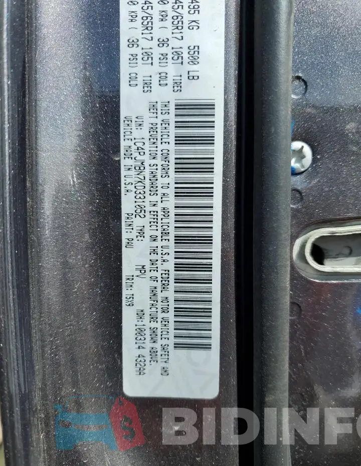1C4PJMBN7KD331052 Photo# 13
