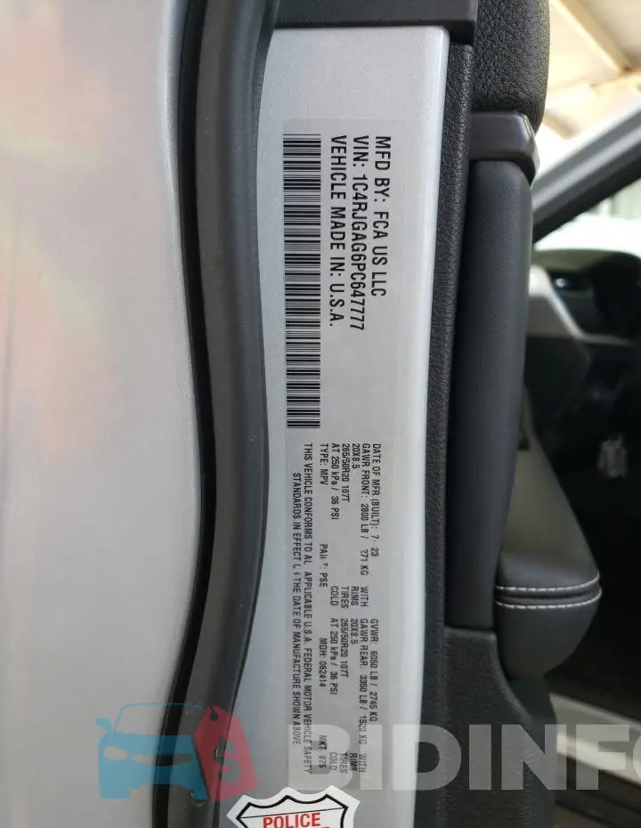 1C4RJGAG6PC647777 Photo# 13