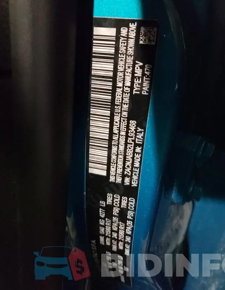ZACNJABB2LPL93468 Photo# 12