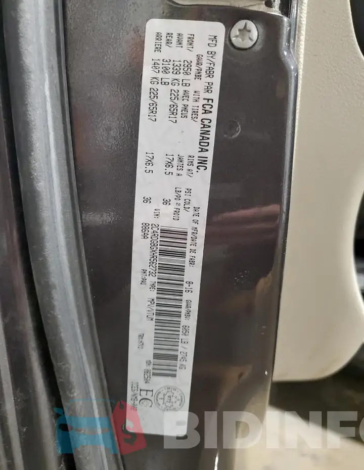 2C4RDGBGXHR562732 Photo# 13