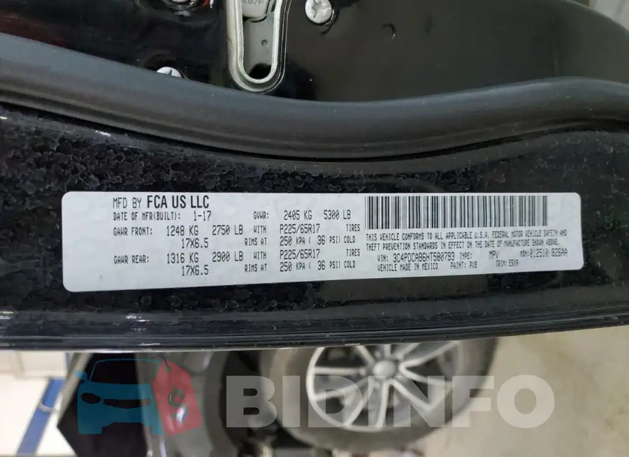 3C4PDCAB6HT580793 Photo# 14