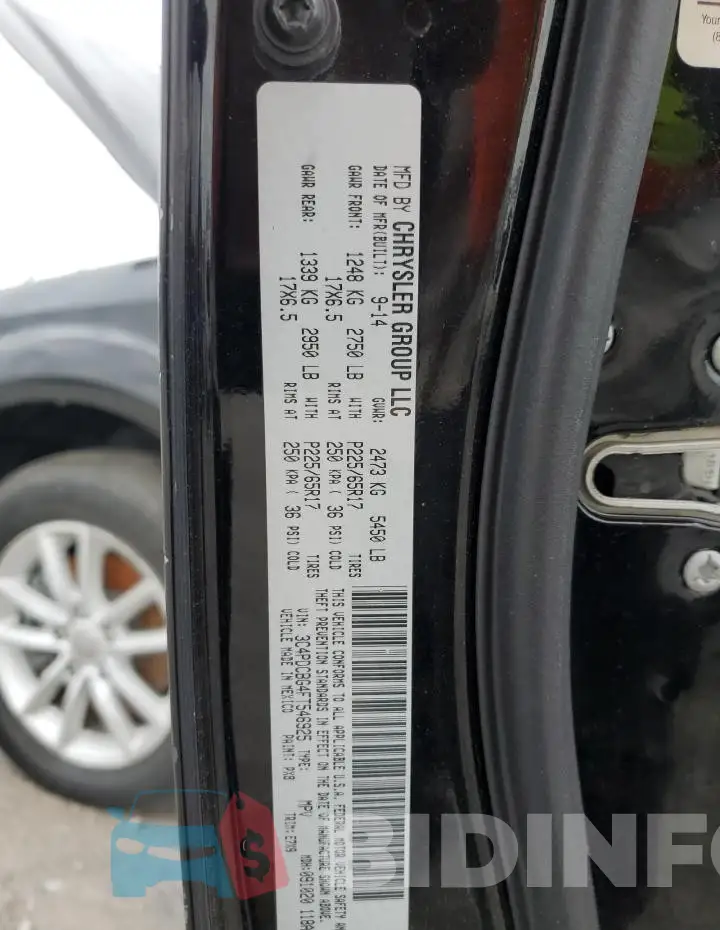 3C4PDCBG4FT546925 Photo# 12