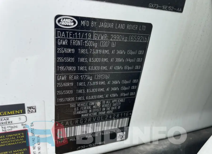 SALRG2RV0L2428116 Photo# 10